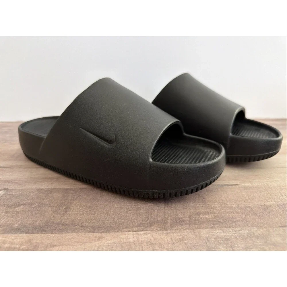 Nike Calm Slide Black Men Unisex Casual Slip On Sandal FD4116-001 M7/W8